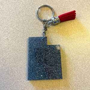 Handmade U.S. State Keychain - Utah
